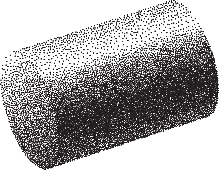 Cylinder with noise texture