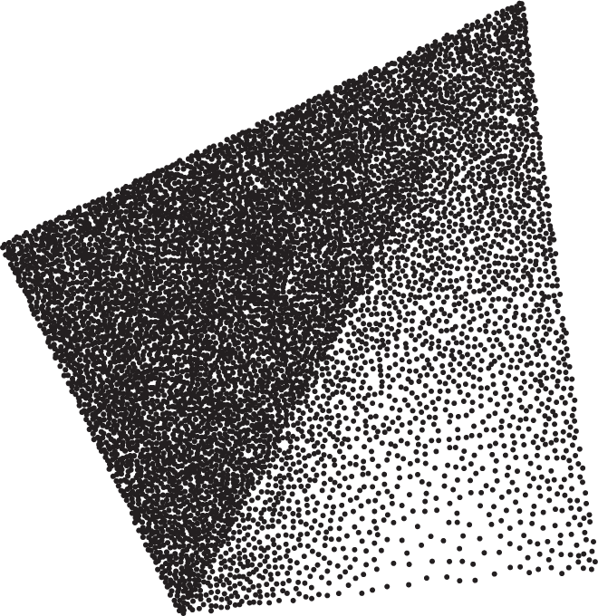 Pyramid with noise texture